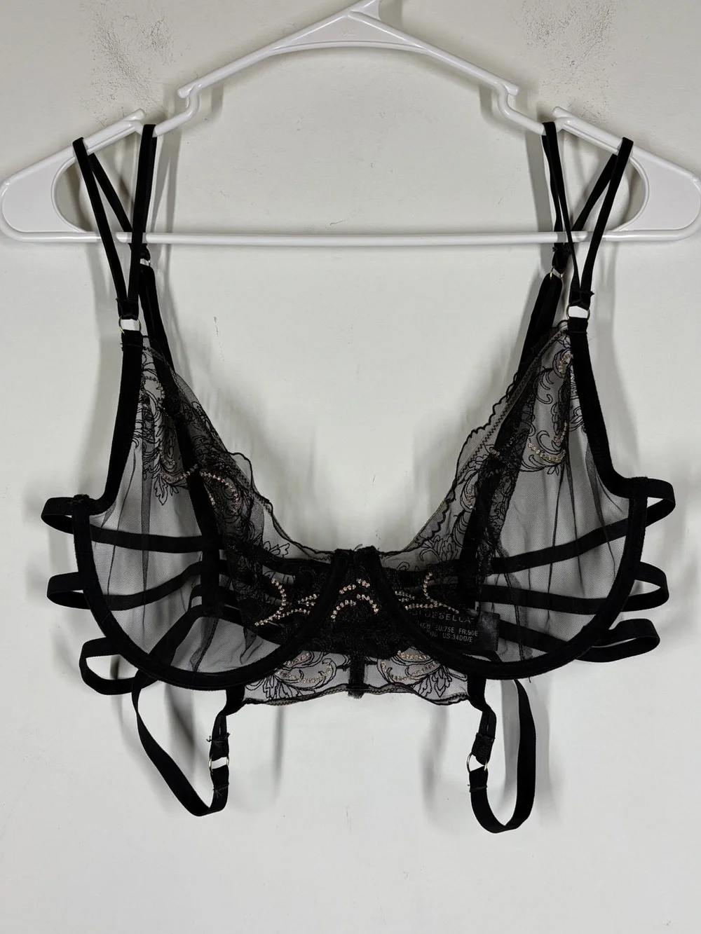 NWOT Bluebella Mariana Mesh Bra Size US 34DD